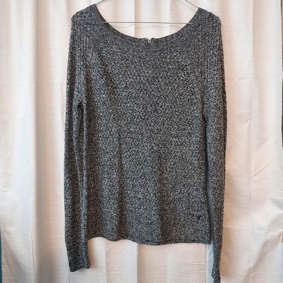 American Eagle Outfitters Women Gray Pullover Sweater M - Picture 1 of 5
